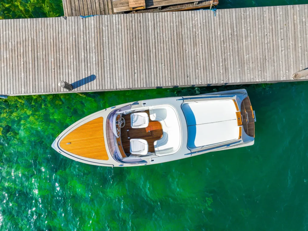 Eine Marian Laguna 760 in der Farbe Steingrau von oben