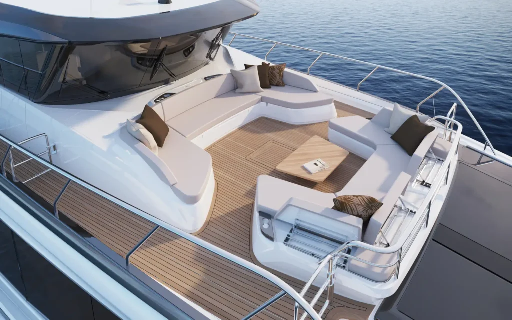 x90-exterior-cgi-foredeck-with-flip-up-back-rests
